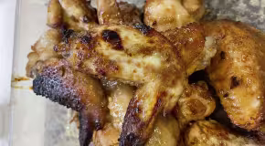 Honey Glazed Roasted Chicken Wings